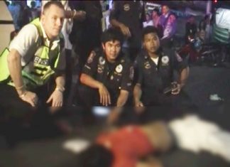 Medical Volunteers Attend the Scene